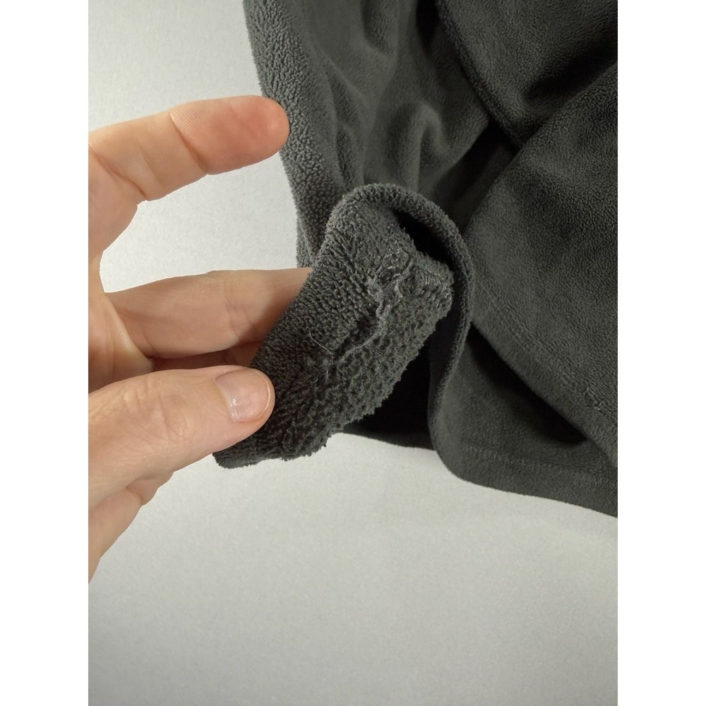 The North Face Jacket Men's Gray Fleece 1/4 Quarter Zip Pullover Sweatshirt Hiki - Picture 12 of 13